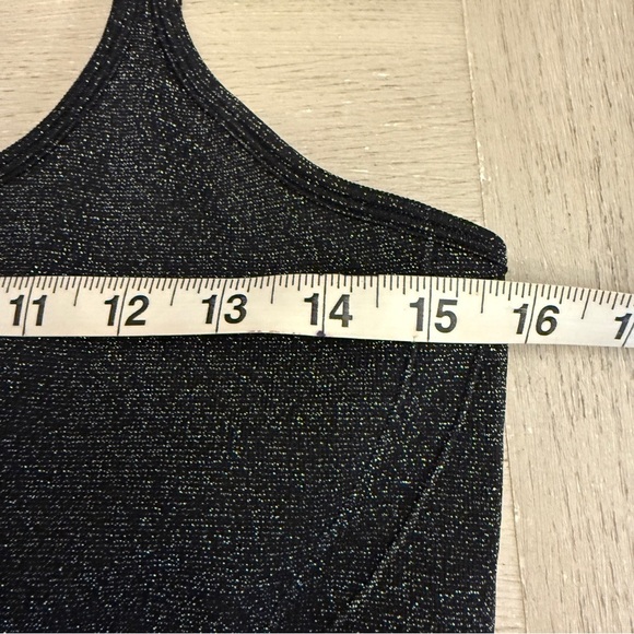 Fabletics Seemless Lurex Jumpsuit Black Sparkle sz LG - Picture 12 of 15
